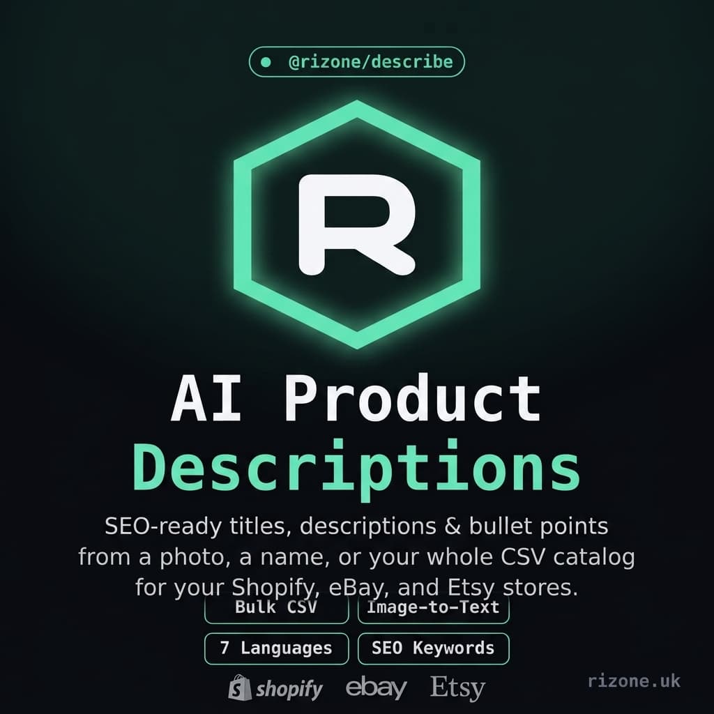 Rizone Describe preview